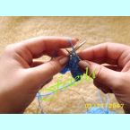 Изнаночные петли Мастер классы МК Спицы Изнаночные петли