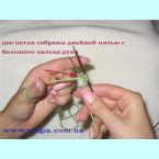 Крестообразный наборный край. Мастер классы МК Спицы Крестообразный наборный край.