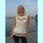 Рожеві троянди Моя галерея Женские модели Свитера, жакеты Рожеві троянди
